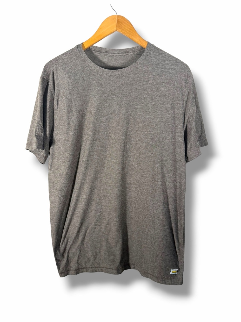 Men's Vuori Strato Tech Tee Tan Brown Tshirt Size Large